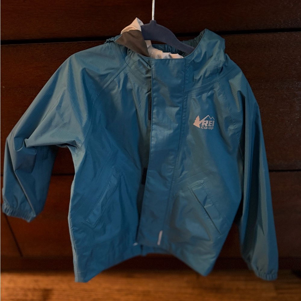 REI Kids Teal Raincoat